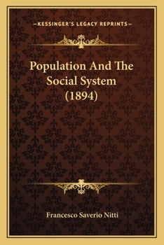 Paperback Population And The Social System (1894) Book