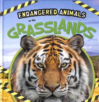 Hardcover On the Grasslands (Endangered Animals) Book