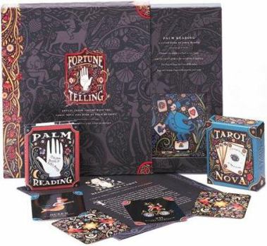 Hardcover Fortune-Telling Kit: Reveal Inner Truths with the Tarot Nova and Book of Palm Reading [With Tarot Cards] Book
