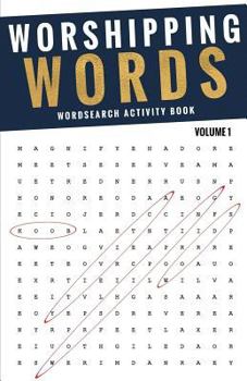 Paperback Worshipping Words - Activity Book: Wordsearch Volume 1 Book