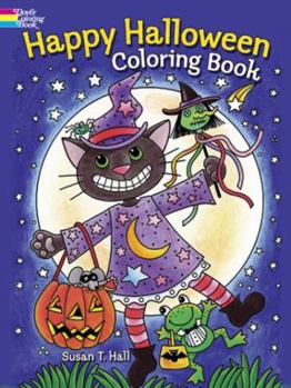 Paperback Happy Halloween Coloring Book