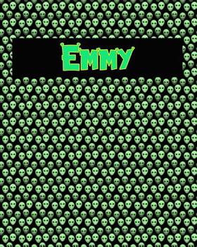Paperback 120 Page Handwriting Practice Book with Green Alien Cover Emmy: Primary Grades Handwriting Book