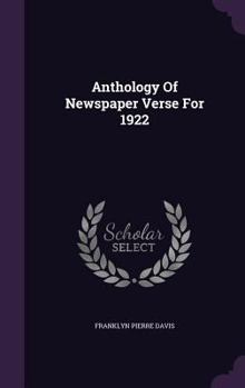 Anthology of Newspaper Verse for 1922