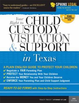 Paperback Child Custody, Visitation and Support in Texas Book