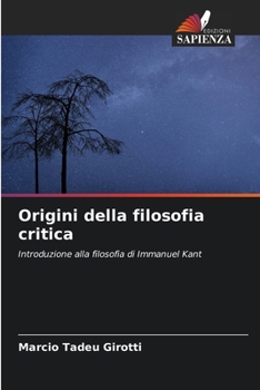 Paperback Origini della filosofia critica [Italian] Book