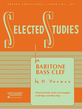 Paperback Selected Studies: For Baritone B.C. Book