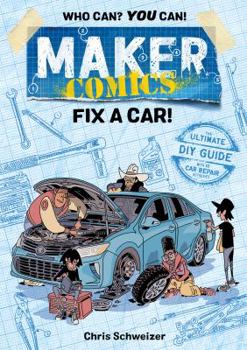 Hardcover Maker Comics: Fix a Car! Book