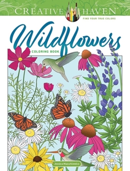 Paperback Creative Haven Wildflowers Coloring Book