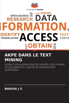 Paperback Akpe Dans Le Text Mining [French] Book