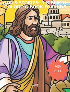Paperback God's Stories: A Biblical Coloring Book for Kids Book