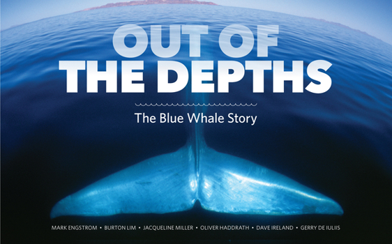 Paperback Out of the Depths: The Blue Whale Story Book