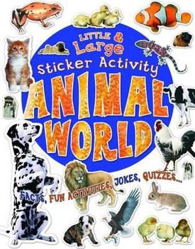 Paperback Animal World: Giant Sticker Book