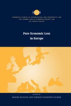 Pure Economic Loss: New Horizons in Comparative Law. UT Austin Studies in Foreign and Transnational Law. - Book  of the Common Core of European Private Law