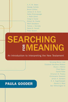 Paperback Searching for Meaning: An Introduction to Interpreting the New Testament Book