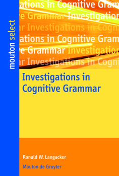 Paperback Investigations in Cognitive Grammar Book