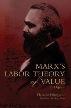 Paperback Marx's Labor Theory of Value: A Defense Book