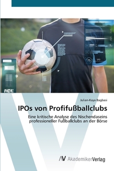 Paperback IPOs von Profifußballclubs [German] Book