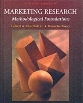 Hardcover Marketing Research: Methodological Foundations Book