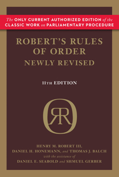 Paperback Robert's Rules of Order Book