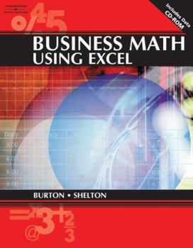 Spiral-bound Business Math Using Excel [With CDROM] Book