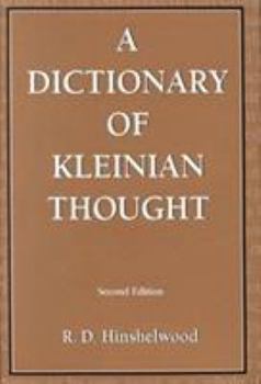 Hardcover Dictionary of Kleinian Thought Book