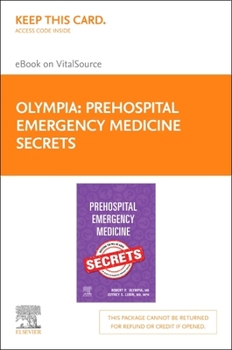 Printed Access Code Prehospital Emergency Medicine Secrets, Elsevier E-Book on Vitalsource (Retail Access Card): Prehospital Emergency Medicine Secrets, Elsevier E-Book o Book