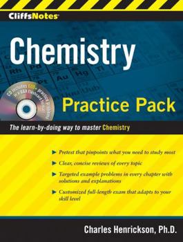 Paperback CliffsNotes Chemistry Practice Pack [With CDROM] Book