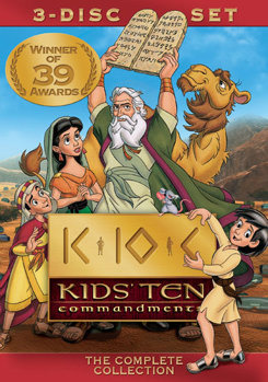 DVD Kids' Ten Commandments Book