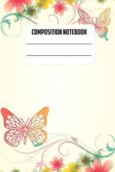 Paperback Composition Notebooks: Ruled Notebook Lined School Journal Color Cover 120 Pages 6 x 9 (Composition Books) Book