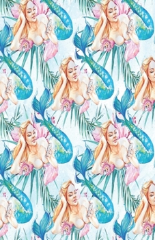 Paperback Dot Grid Journal Notebook: Mermaid - Bullet Planner Book - Dotted Grid - 5.5 x 8.5" 120 Pg - DIY Weekly Spread - Organizer - Habit Tracker- Gift Book