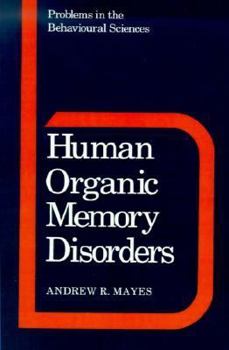 Paperback Human Organic Memory Disorders Book