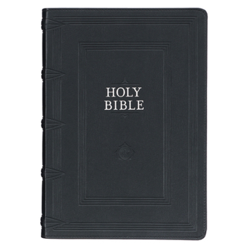 Imitation Leather KJV Study Bible (Faux Leather, Black) Book