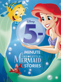 Hardcover 5-Minute the Little Mermaid Stories Book