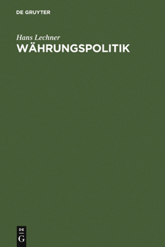 Hardcover Währungspolitik [German] Book