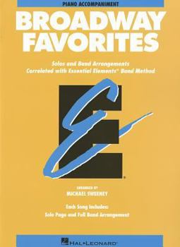 Paperback Essential Elements Broadway Favorites: Piano Accompaniment Book