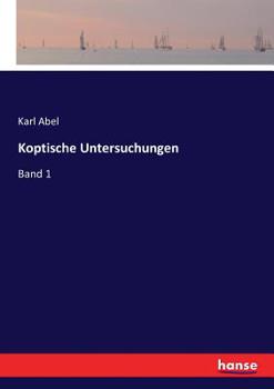 Paperback Koptische Untersuchungen: Band 1 [German] Book