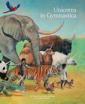 Hardcover Unicorns in Gymnastica Book