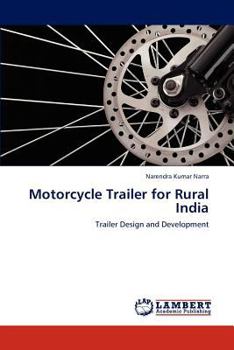 Paperback Motorcycle Trailer for Rural India Book