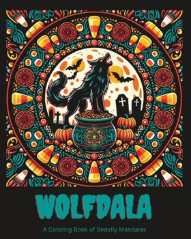 Paperback Wolfdala: A Coloring Book of Beastly Mandalas Book