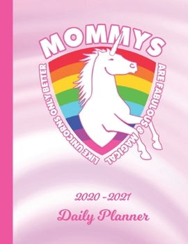 Daily Planner: Mommy White 1 Year Organizer (12 Months) | 2020 - 2021 Planning | Appointment Calendar Schedule | 365 Pages for Planning | January 20 - ... | Plan Each Day, Set Goals & Get Stuff Done