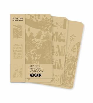 Moomin Set of 3 Mini Craft Notebooks