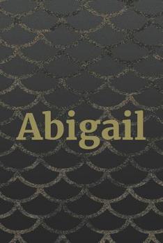 Paperback Abigail: Black Mermaid Cover & Writing Paper Book