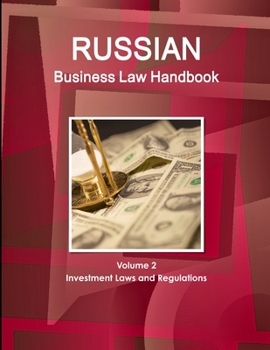 Paperback Russian Business Law Handbook Volume 2 Investment Laws and Regulations Book