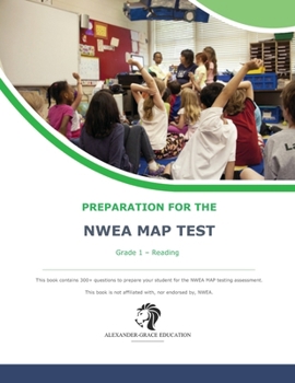 Paperback NWEA Map Test Preparation - Grade 1 Reading Book