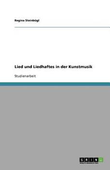 Paperback Lied und Liedhaftes in der Kunstmusik [German] Book