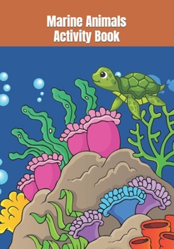 Paperback Marine Animals Activity Book