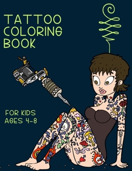 Paperback tattoo Coloring Book For kids ages: Brain Activities and Coloring book for Brain Health with Fun and Relaxing Book