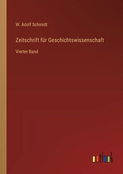 Paperback Zeitschrift für Geschichtswissenschaft: Vierter Band [German] Book
