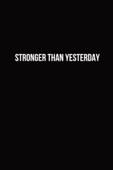 Paperback Crossfit WOD Journal: Stronger than yesterday Book