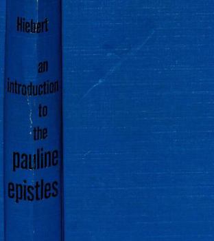 Hardcover An Introduction to the Pauline Epistles Book